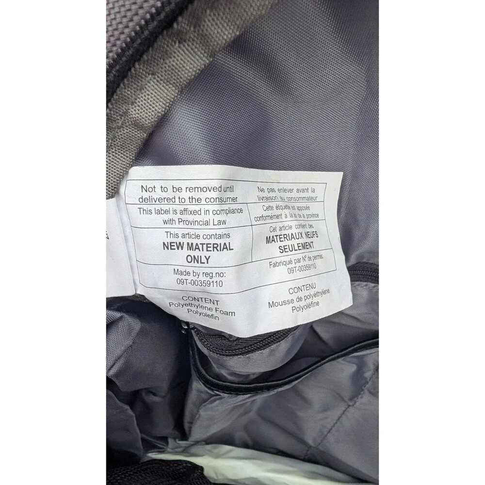 Columbia Grey Backpack Mesh Side Pocket  Insulated pouch 92-16283-02-74